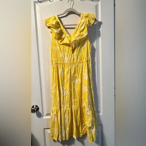 Banana Republic yellow dress